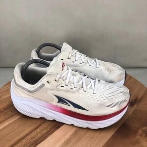 Altra Women's White and Red Sneakers